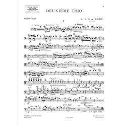 Deuxi&egrave;me Trio : pour violon, violoncelle et piano